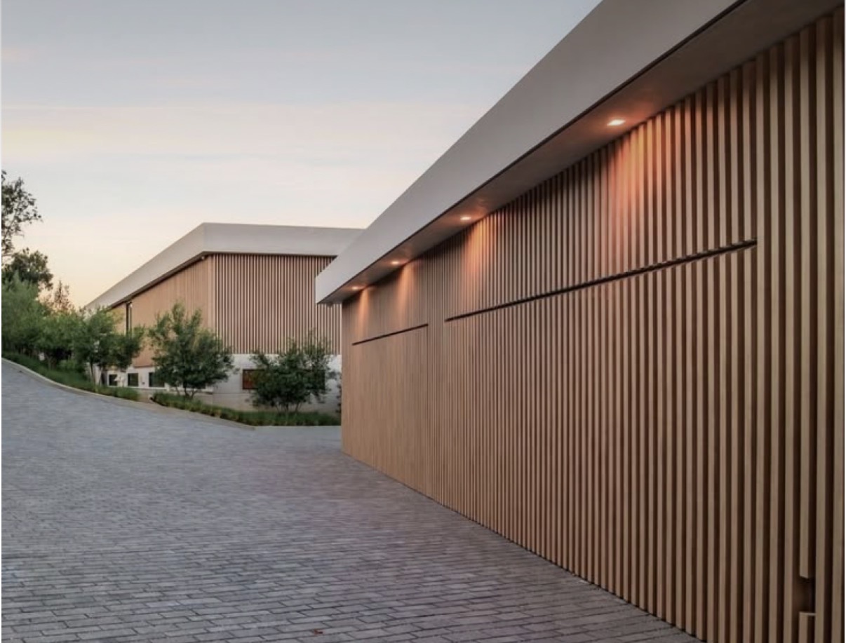 Architectural timber facade